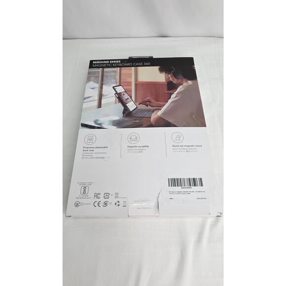 Black iPad Pro 11" Easy-Set Magnetic Stand Case with Keyboard M5/M4 2025/2024 - Picture 12 of 15